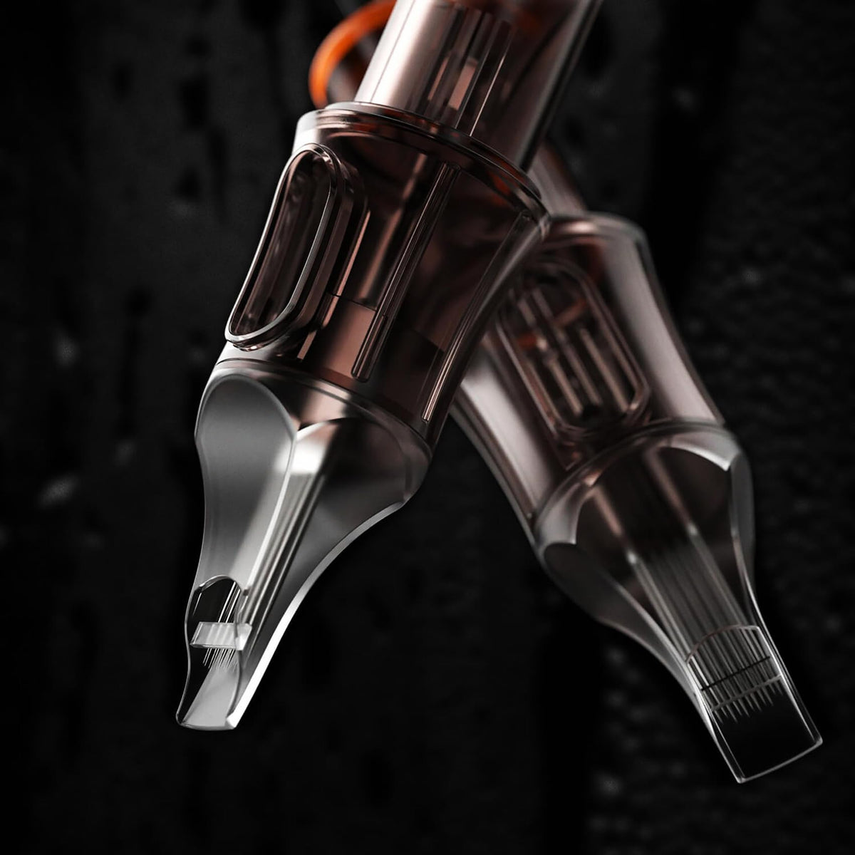 A-minusone transparent housing showing ink flow for better saturation control
