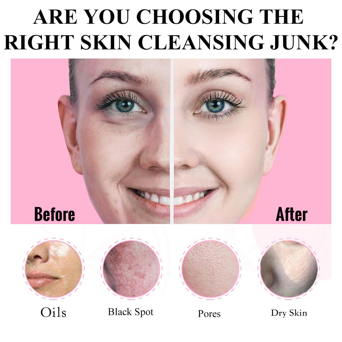 Aaenouicfs mask being applied on face demonstrating easy at-home use