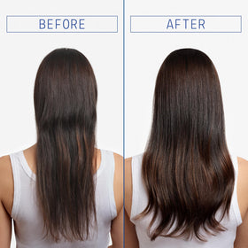 AAVRANI applied to damp hair for easier blow dry and added body