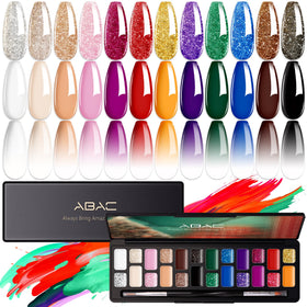 ABAC front packaging showing 24-color kit and portability benefit