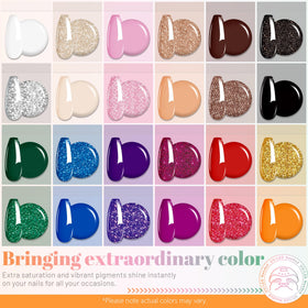 ABAC ombre blend demo showing seamless gradient blending benefit