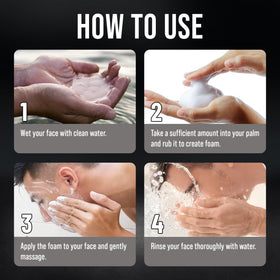 ABERA Nolan pump dispensed in hand showing convenient daily use
