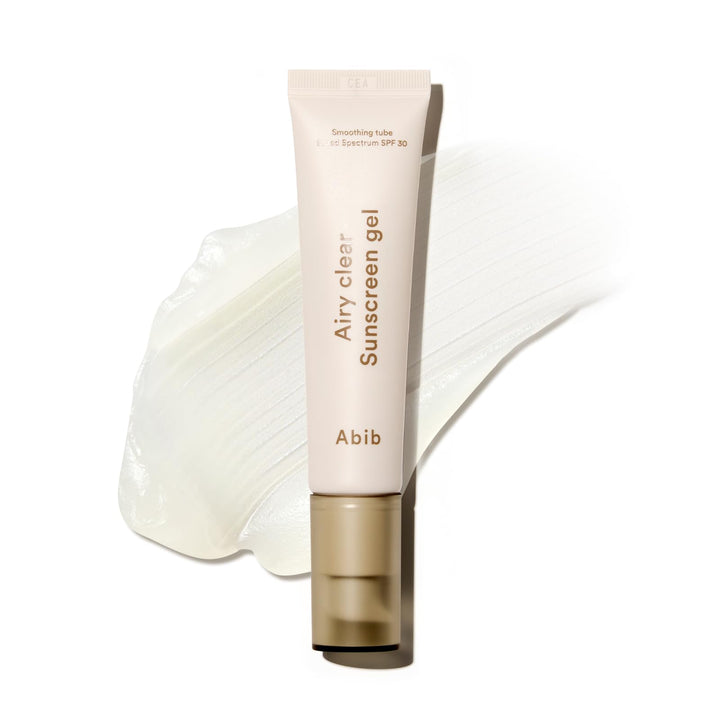 Abib front packaging showing gel tube and SPF benefit