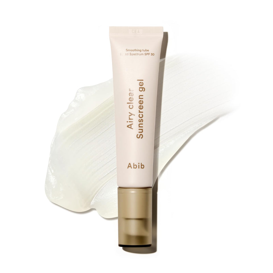 Abib front packaging showing gel tube and SPF benefit