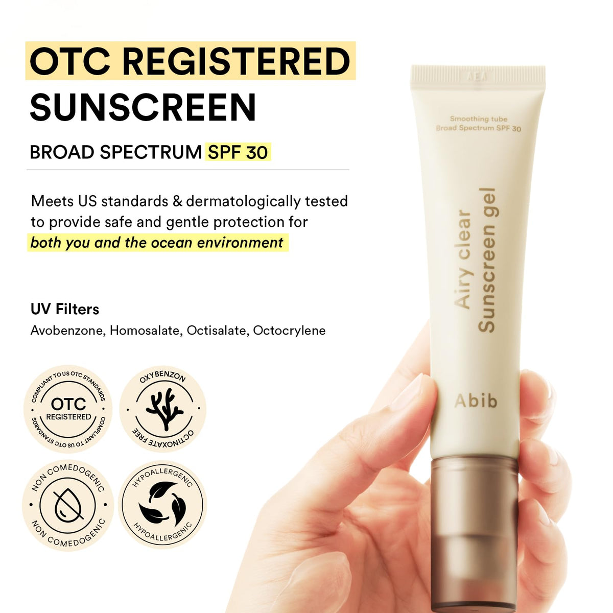 Abib sunscreen layered under foundation for makeup compatibility