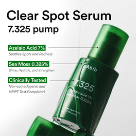 Abib clear spot serum watery texture dispensed demonstrating quick absorption