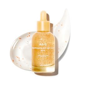 Abib front bottle showing serum packaging and brand, highlights sleek design