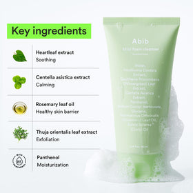 Abib bottle held in hand for scale, demonstrating travel-friendly 5.07 fl.oz size benefit