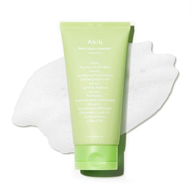 Abib front packaging showing bottle and product name, clear benefit of gentle cleansing