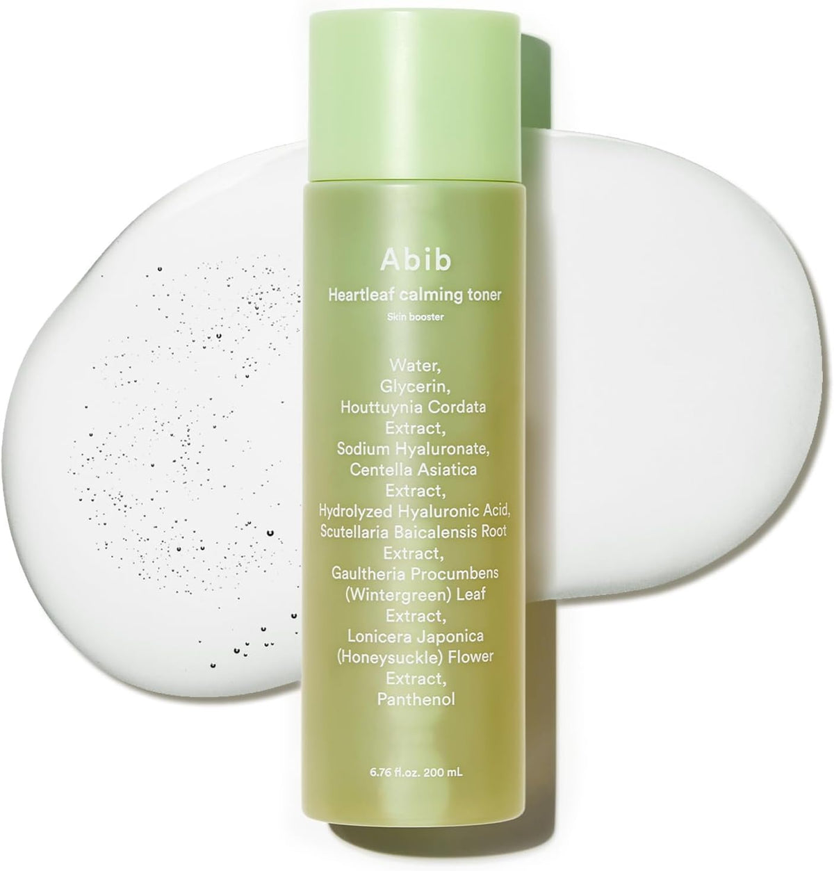 Abib front packaging showing calming toner and clean design for gentle hydration