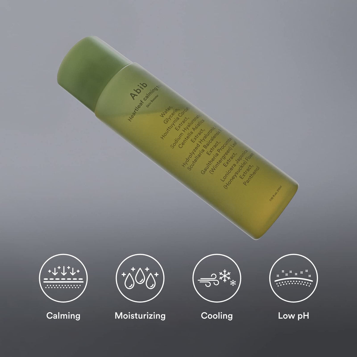 Abib pouring toner texture close-up illustrating lightweight, fast-absorbing formula