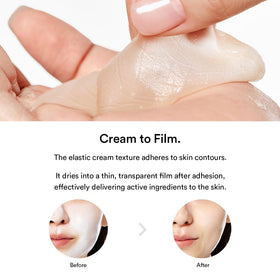 Abib ingredients label highlighting glutathione niacinamide and collagen benefits