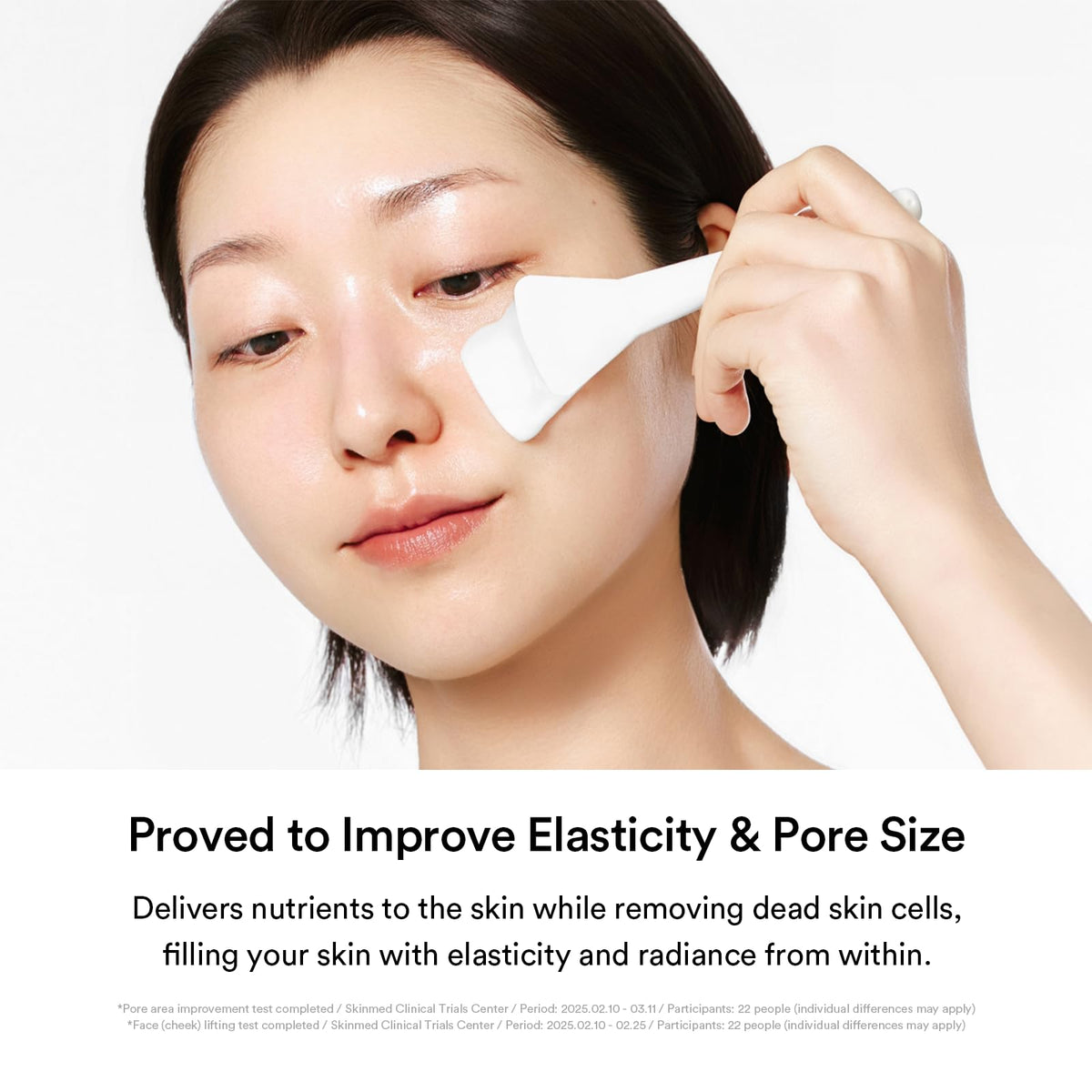 Abib Jericho Rose transparent film on skin demonstrating overnight coverage and comfortable wear