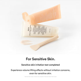 Abib night routine lifestyle photo showing mask use as last evening skincare step