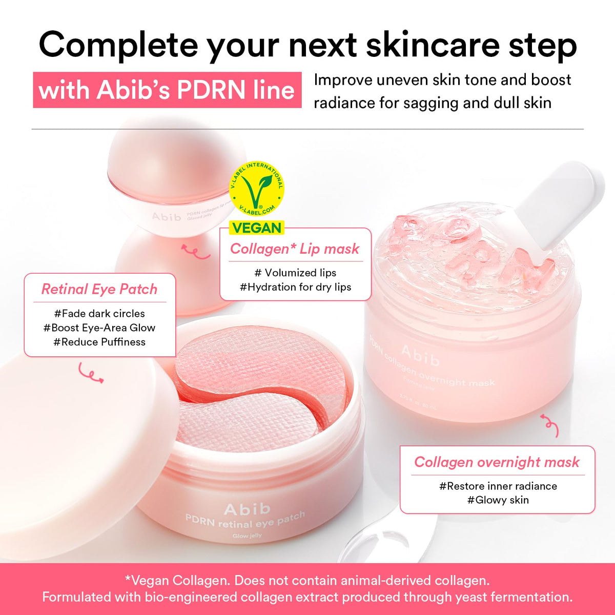 Abib overnight jelly mask texture close-up showing smooth gel hydration