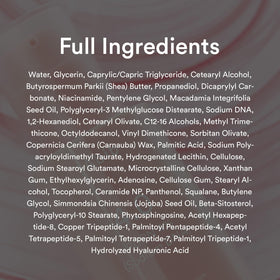 Abib back label showing directions and ingredients, aids informed purchase