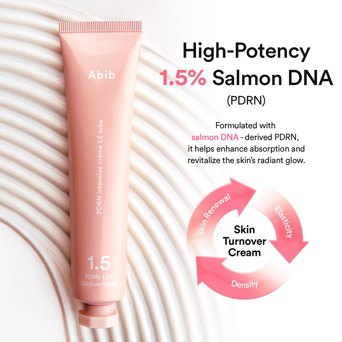 Abib PDRN serum and cream together on vanity, suggests layered routine benefits
