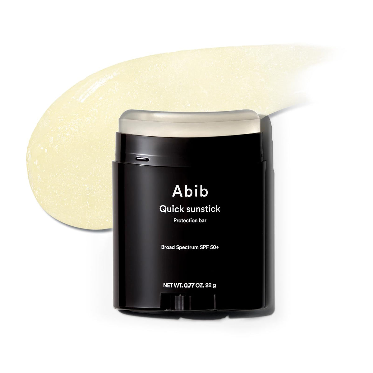 Abib sunstick front packaging showing compact design and SPF protection