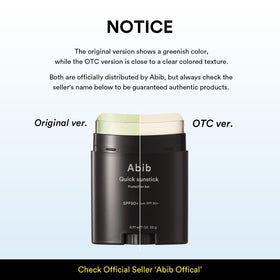 Close detail of Abib sunstick melting texture for non-greasy finish