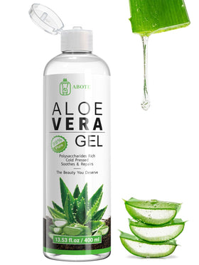 ABOTE front packaging showing bottle and label for clear product ID and benefits