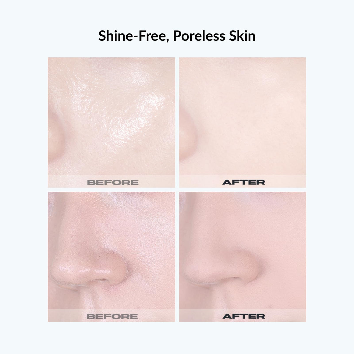 ABOUT TONE open compact with mirror and puff for on-the-go touch-ups