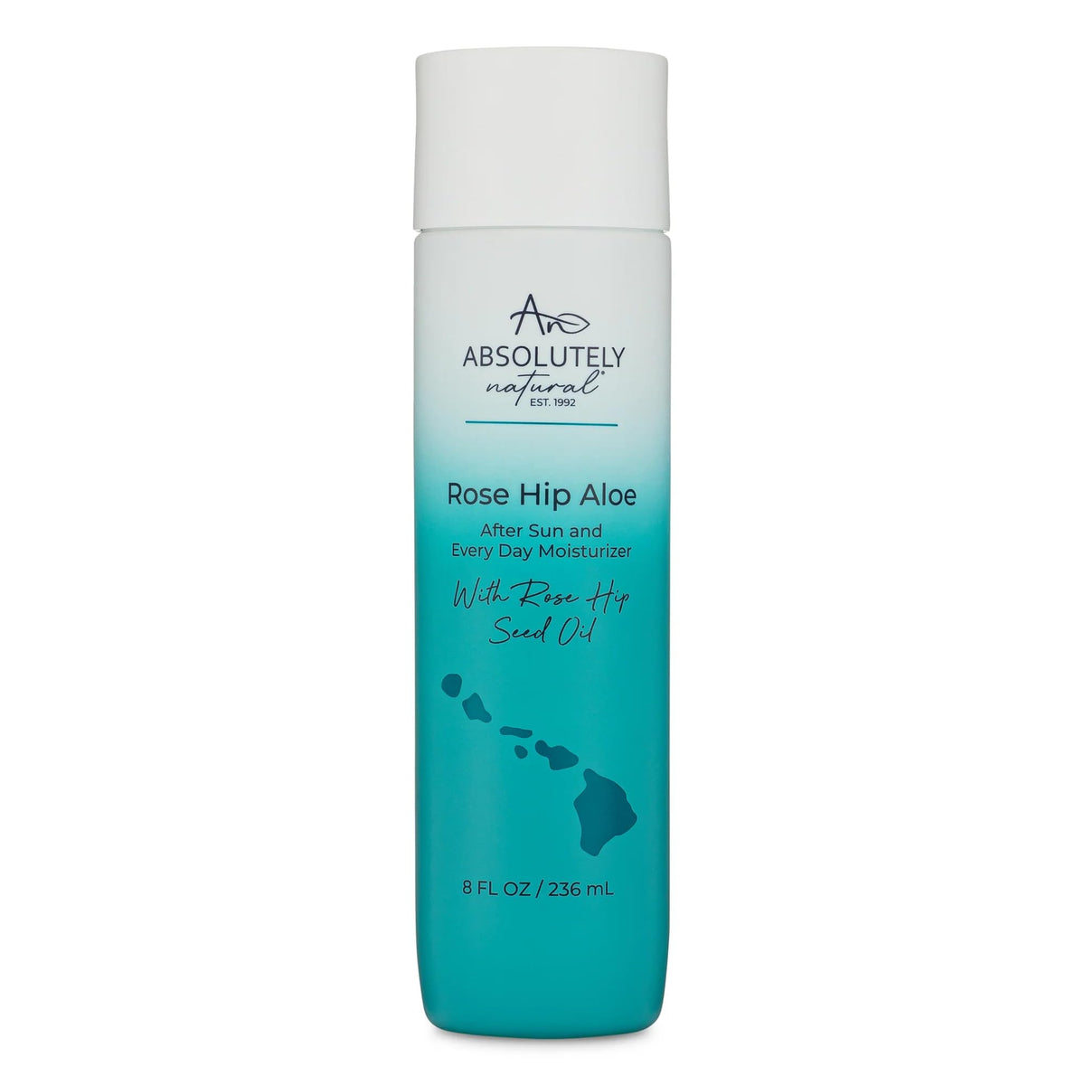 Absolutely Natural front packaging showing bottle and clear benefit