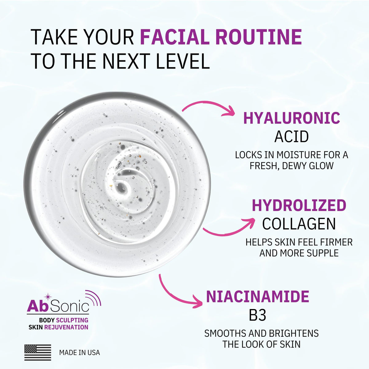absonic pump dispenser detail illustrating hygienic pump and easy dosing benefit