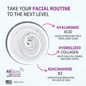 absonic pump dispenser detail illustrating hygienic pump and easy dosing benefit