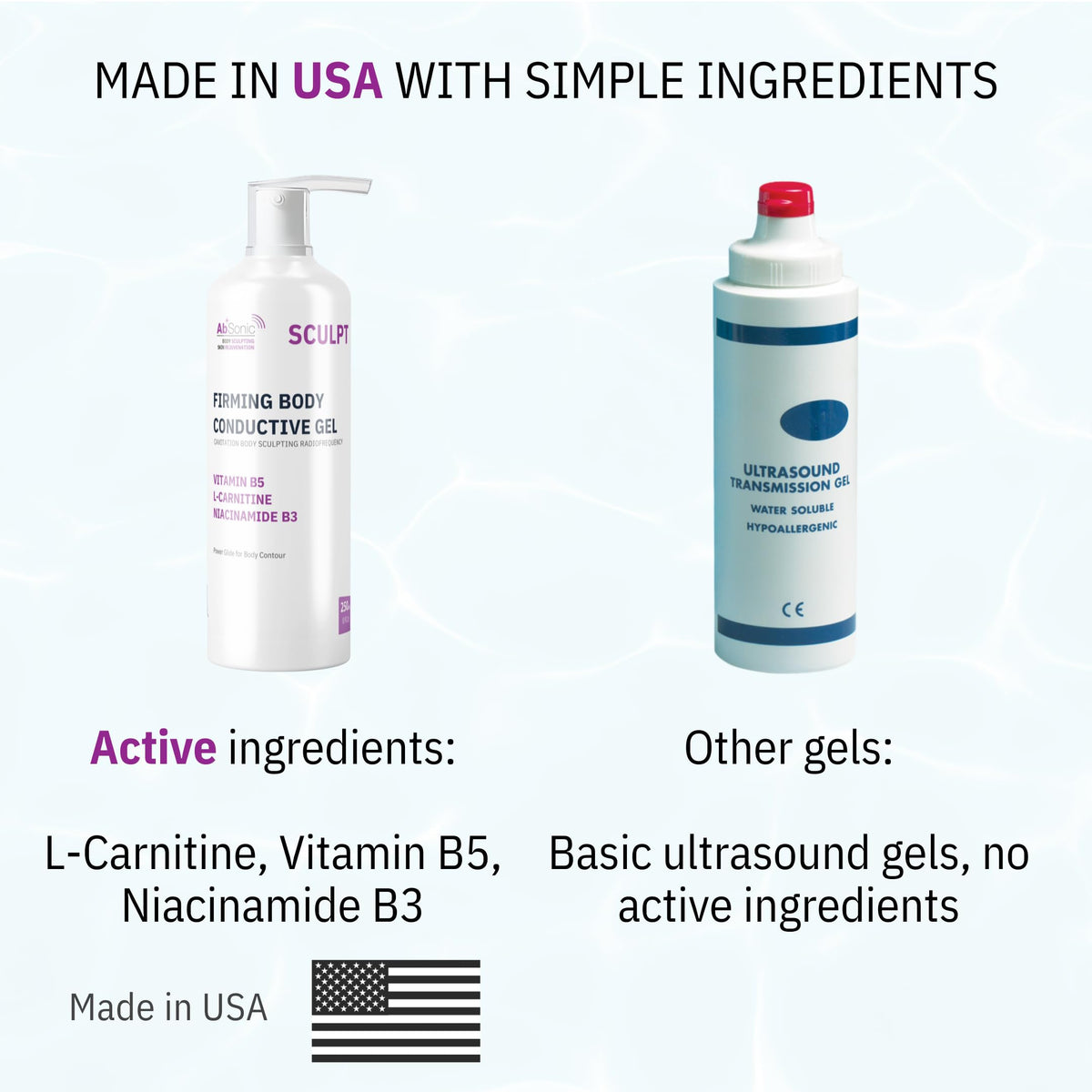 Absonic bottle in hand illustrating 8.5oz size for multiple treatments