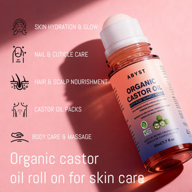 ABYST roll-on on bathroom counter in a calm routine setting for indulgence
