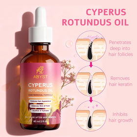 ABYST oil drop close-up highlighting silky texture and quick absorption