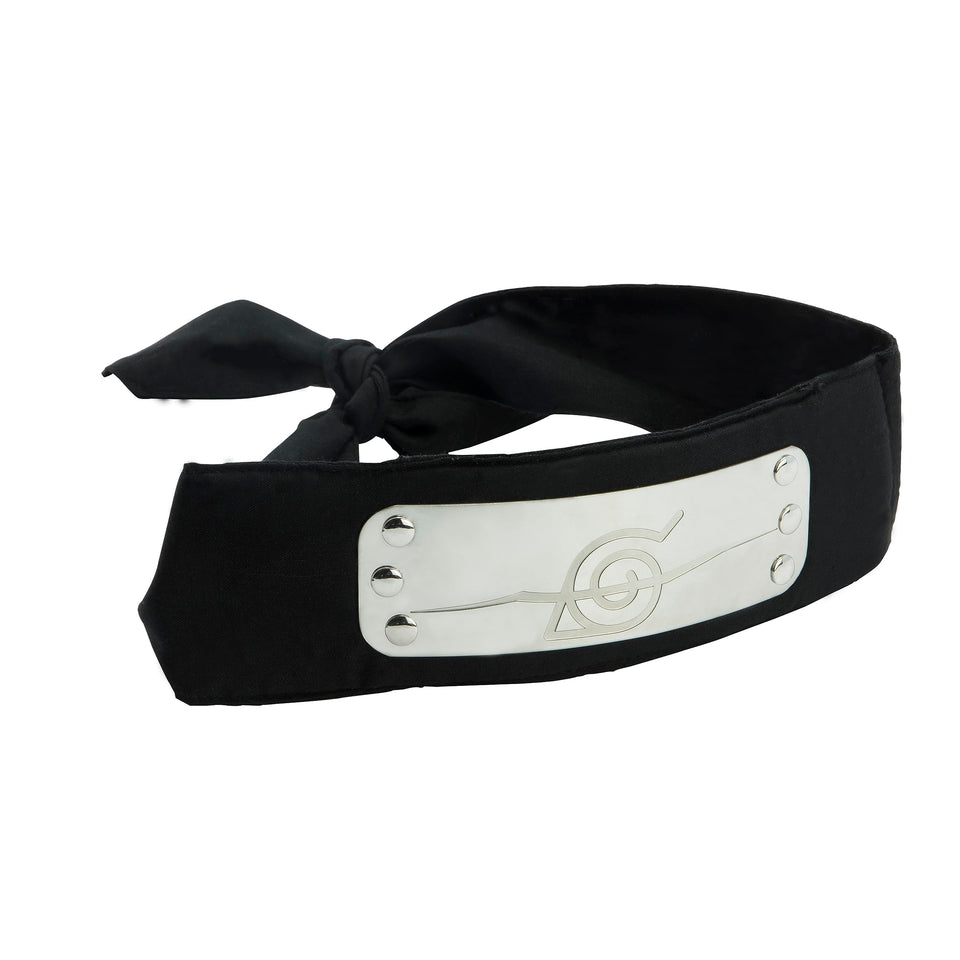 ABYSTYLE anti-Leaf Village headband front view showing accurate cosplay symbol