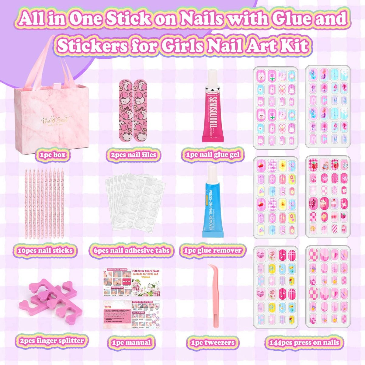 Acejoz glue and sticky tabs displayed with applicator for secure kid-friendly adhesion