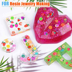 Acejoz slices pressed into slime showing instant playful embellishment
