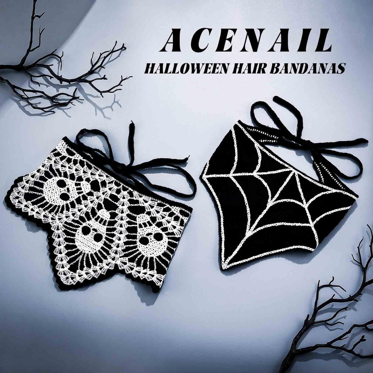 Acenail close-up skull crochet detail highlighting texture and durability