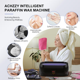 Achzzy hand dipping demonstration showcasing deep hydration benefit