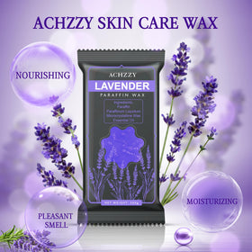 Achzzy lavender wax close-up texture showing smooth melt and easy application