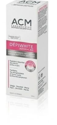ACM Depiwhite being applied to a brown spot illustrating targeted treatment benefit