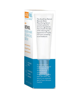 AcneFree applied to back of hand demonstrating coverage and non-greasy finish