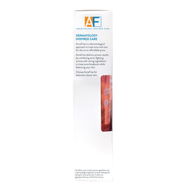 Close-up texture of AcneFree retinol cream illustrating gentle absorption