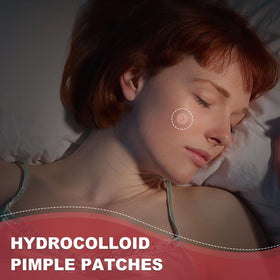 AcneGo label closeup showing hydrocolloid ingredients and skin-safe benefit