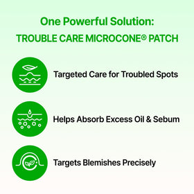 Acropass patch applied on cheek demonstrating discreet blemish protection