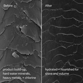 ACT+ ACRE in-shower use on wet hair illustrating application method