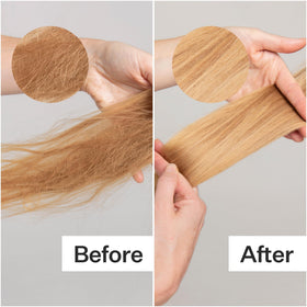 ACT+ ACRE mask being applied to wet hair in shower for deep-conditioning use