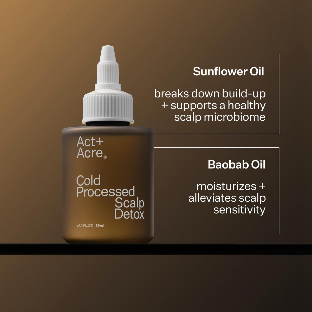 ACT+ ACRE botanical ingredients laid out to show natural plant power