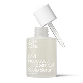 ACT+ ACRE front bottle view showing sleek serum packaging and clear branding benefit