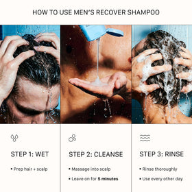 ACTIIV on bathroom shelf styled in a men's grooming setup