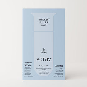 ACTIIV Recover shampoo texture close-up demonstrating lather and gentle cleansing action