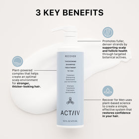 ACTIIV foam texture on hand showing lather and gentle cleansing benefit