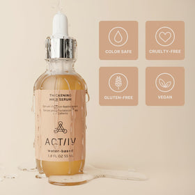 ACTIIV applied on hands to show spreadability and quick-absorbing benefit